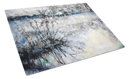 NEW Early Morning Glass Cutting Board Decorative Tempered Glass Kitchen Cutting and Serving Board Large Size Chopping Board